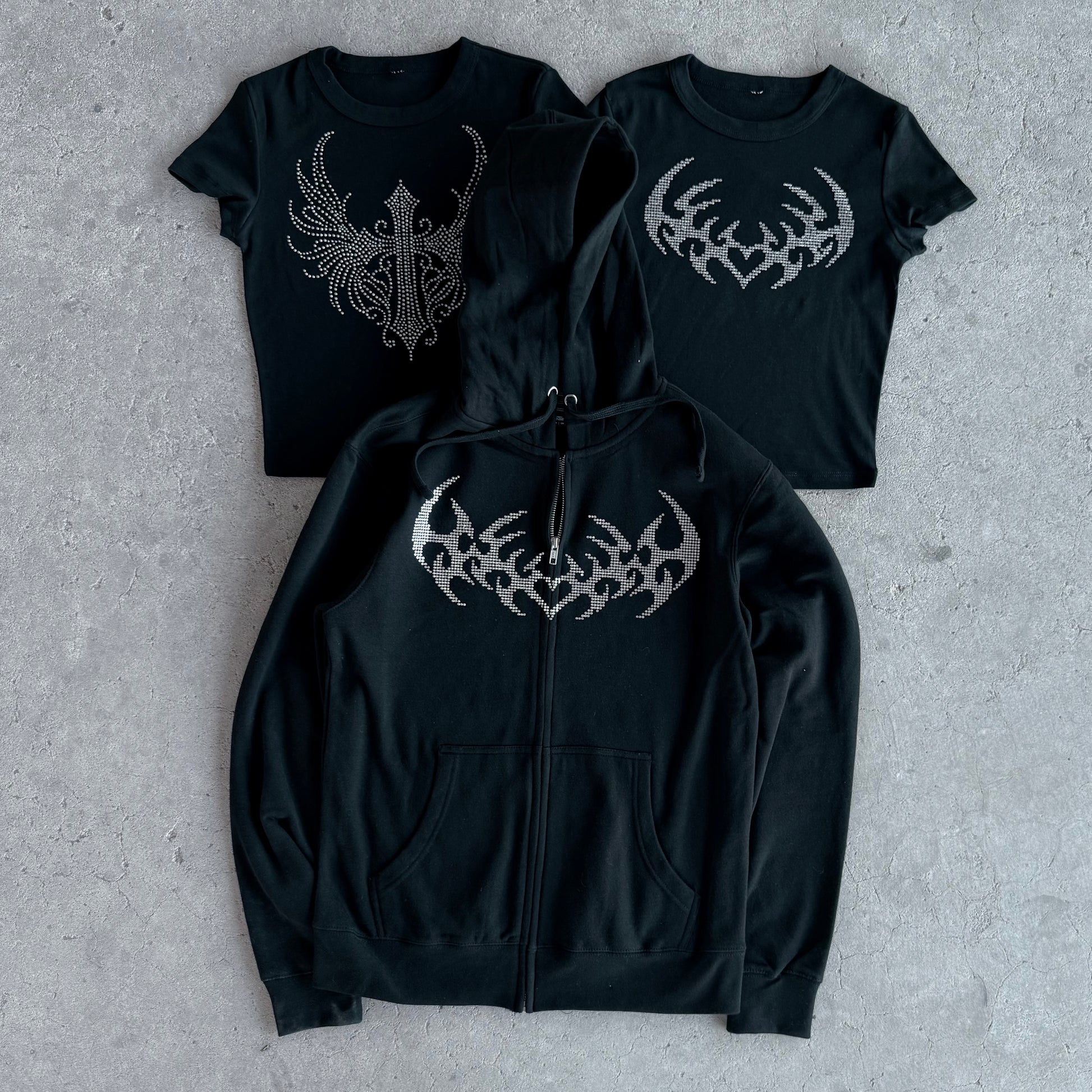 BLADED HEART FULL ZIP